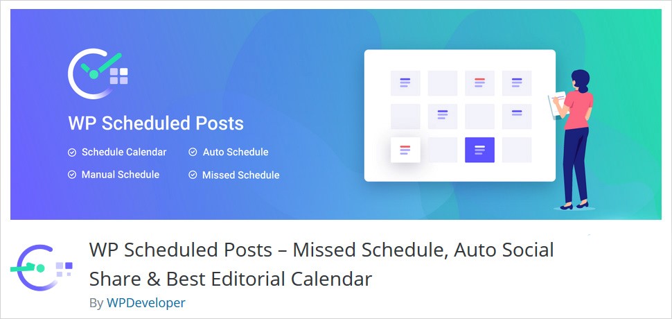 WP Scheduled Posts plugin