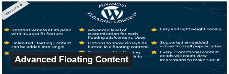 Advanced Floating Content1 — WordPress Plugins