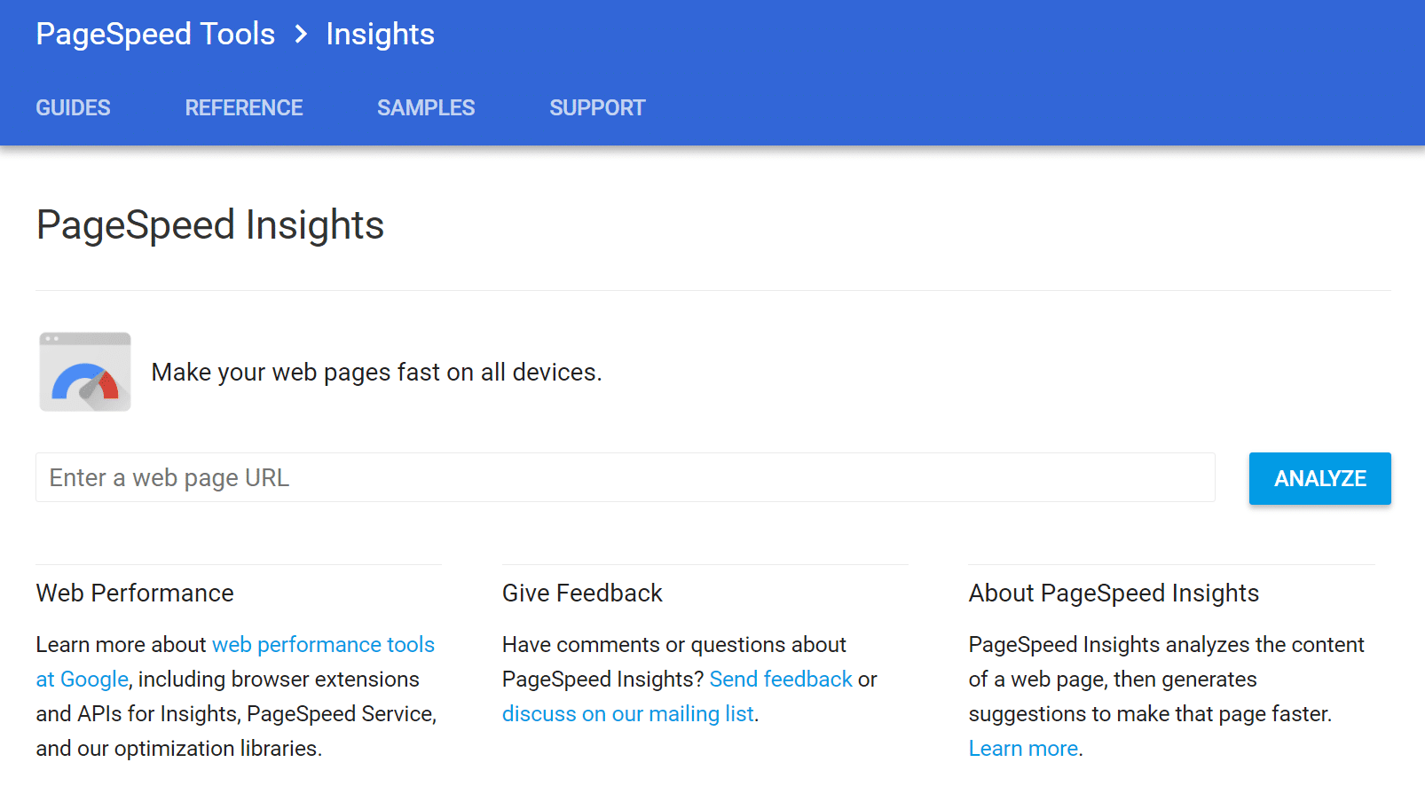 google page speed-تست سرعت وردپرس
