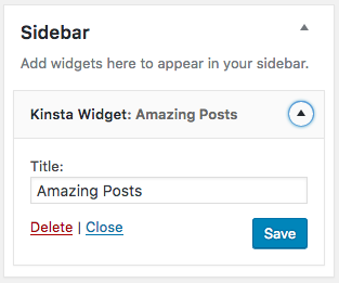 sidebar-ابزارک سفارشی در وردپرس