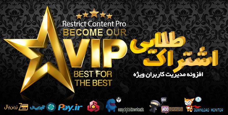 VIP- حق اشتراک ویژه برای محتوای وبسایت