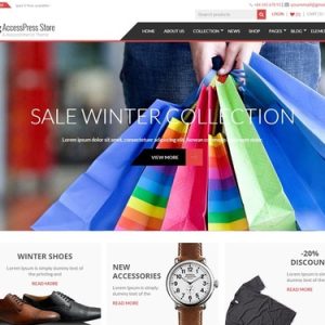 قالب وردپرس Accesspress Store