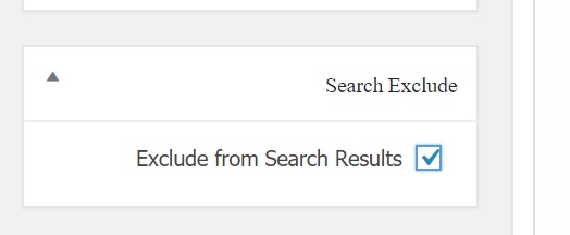 search result- پنهان کردن صفحات از جستجوی وردپرس
