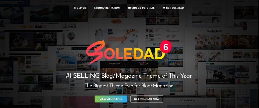 Soledad- ساخت وبسایت های خبری 