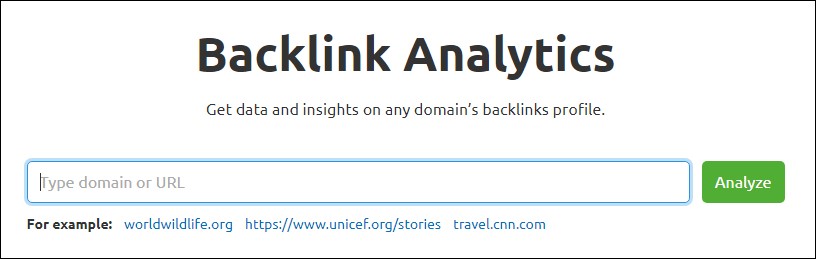 ابزار backlink analytic برای چک لیست سئو