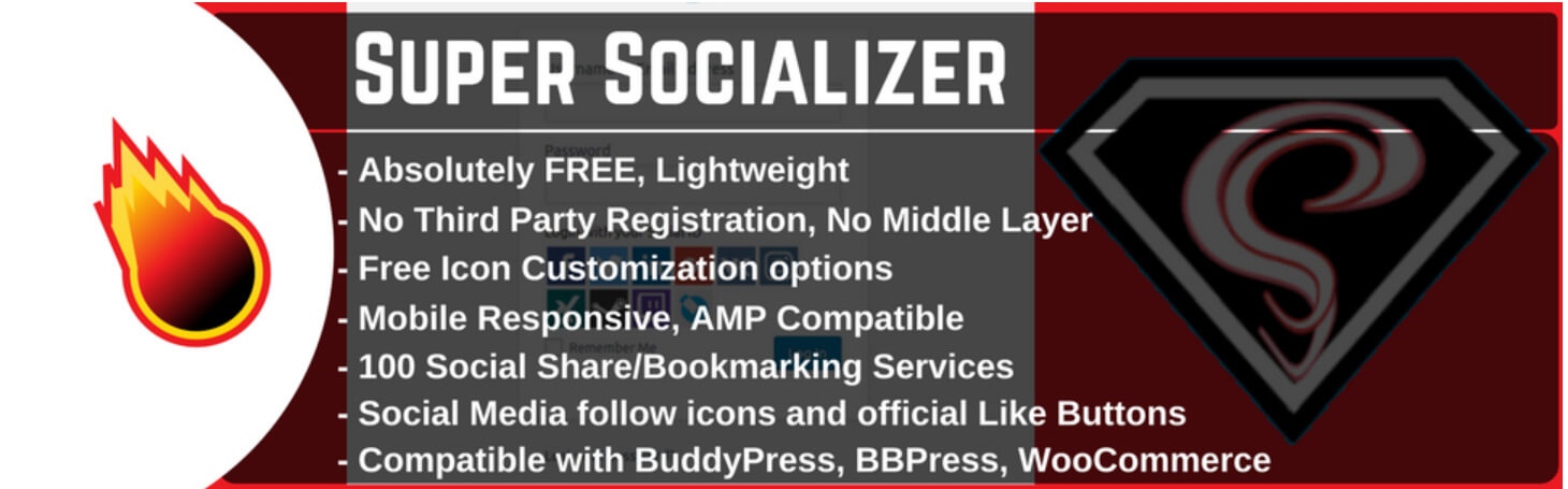 super socializer - ساخت سایت خبری با وردپرس