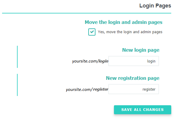 login page- محافظت از وردپرس