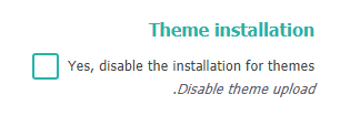 theme install- محافظت از وردپرس