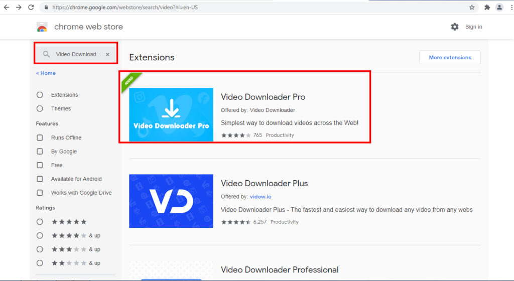 نصب افزونه Video Downloader Pro در کروم ساده ترین روش دانلود فیلم از گوگل