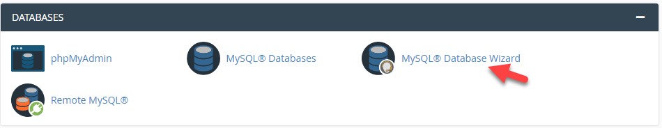 MySQL Database Wizard in cpanel-نصب وردپرس روی Cpanel