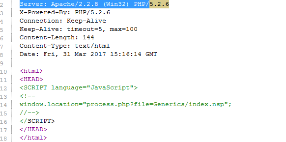 php version- نسخه پی اچ پی