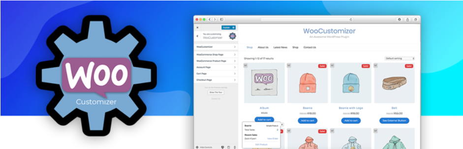 woocustomizer- سفارشی سازی ووکامرس
