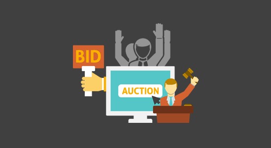 Products auction website
