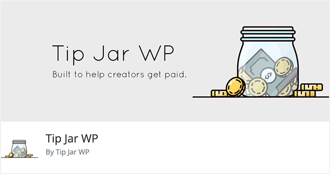 افزونه Tip Jar WP