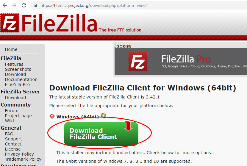 آخرین نسخه Filezila و وردپرس را دانلود کنید