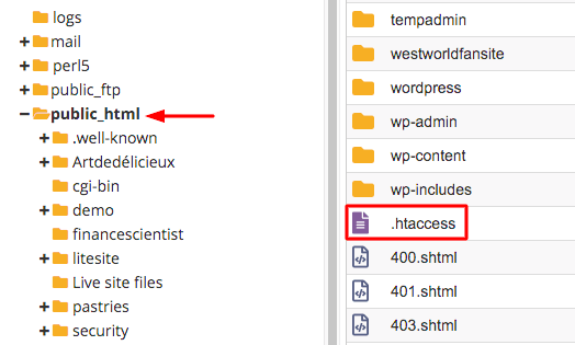 فایل  .htaccess را حذف کنید 