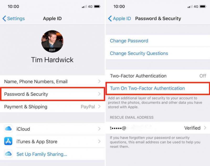 نحوه فعال کردن احراز هویت دو مرحله ای در دستگاههای iOS