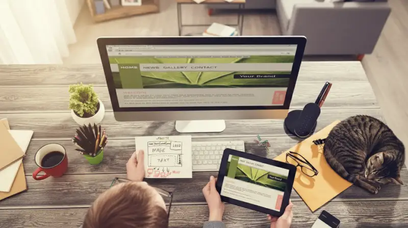 ساخت سایت از خانه