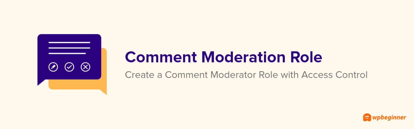 افزونه Comment Moderation Role