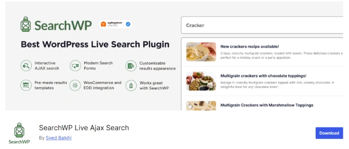 افزونه SearchWP Live Ajax Search
