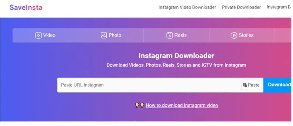 برنامه saveinsta