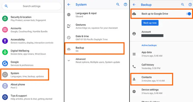 بازیابی اس ام اس پاک شده از گوشی سامسونگ از گوگل مسیج