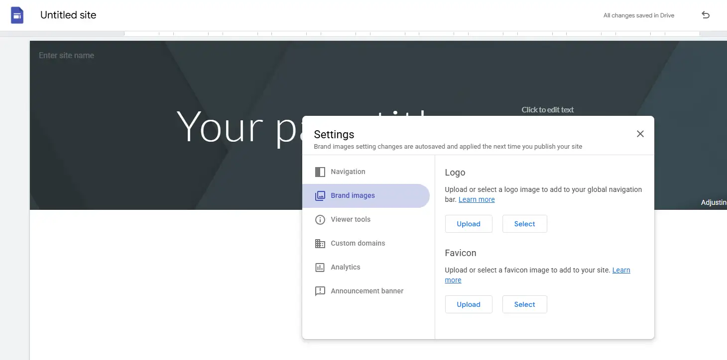 آموزش ساخت سایت در گوگل