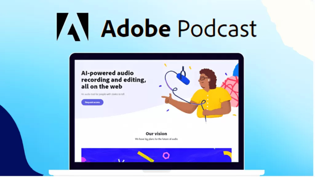 ابزار adobe podcast ai