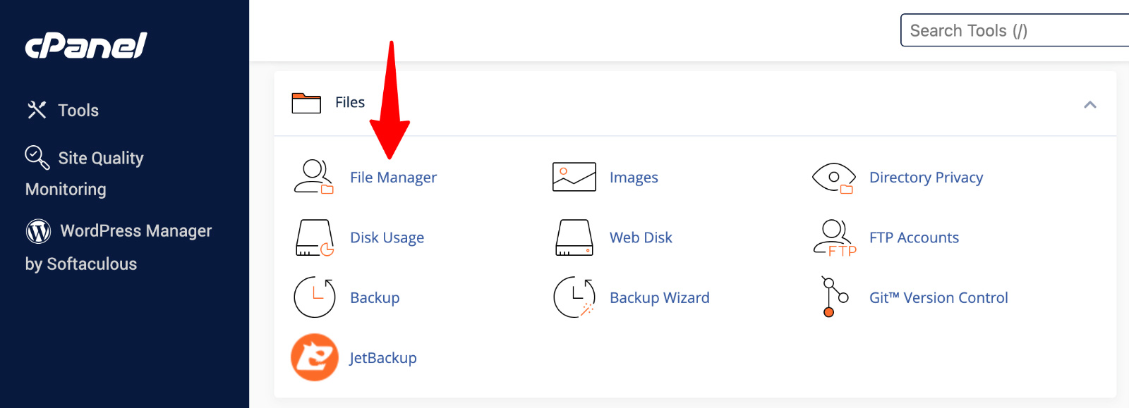 فایل منیجر در هاست