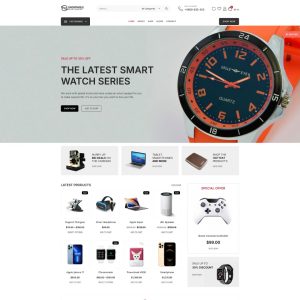 قالب فروشگاهی چندمنظوره وردپرس Shoppable Electronics