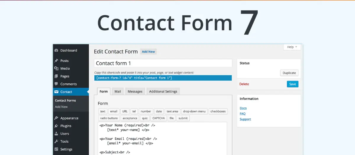 contact form-7