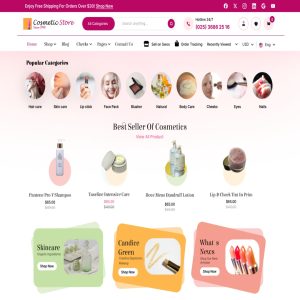 قالب زیبایی چندمنظوره وردپرس Pedicure Makeup Store