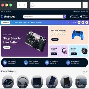 قالب فروشگاهی Shopsaas