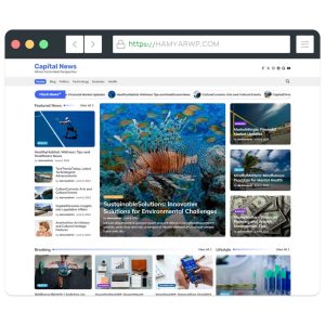 قالب خبری وردپرس Capital News