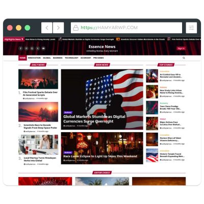 قالب وردپرس وبلاگی Essence News