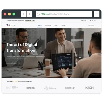 قالب وردپرس شرکتی IT Zone