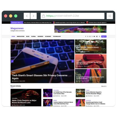 قالب وردپرس وبلاگی Magaznews