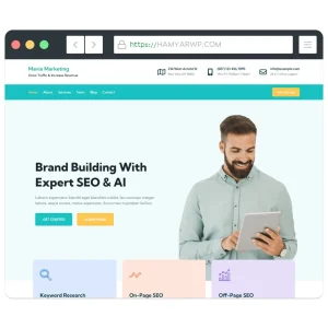 قالب وردپرس آژانس خلاق Mavix Marketing
