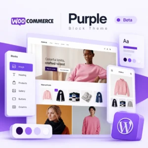 قالب Purple ووکامرس برای تست عمومی بازگشت