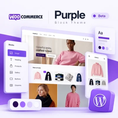 قالب Purple ووکامرس برای تست عمومی بازگشت