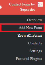 add new form-فرم تماس با ما در وردپرس