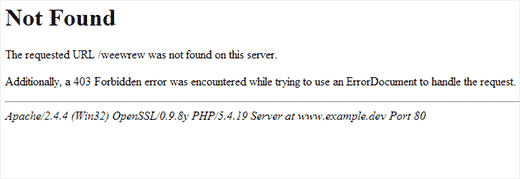 no found- بهم ریختن صفحه خطای 404