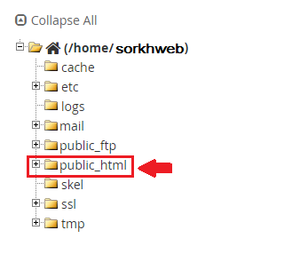 public_html-نصب وردپرس روی Cpanel