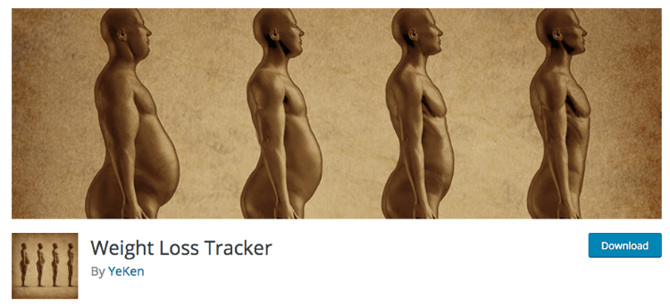 weight loss tracker-افزونه‌های ورزشی در وردپرس