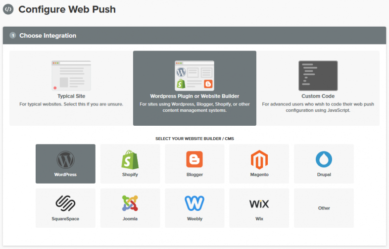 configure web push-ارسال نوتیفیکیشن در وردپرس