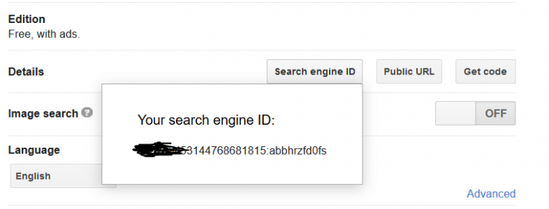 engine ID - جستجوی گوگل در وردپرس