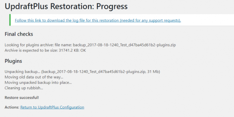Restoring-from-Google-Drive-5-ذخیره نسخه پشتیبان وردپرس