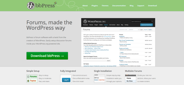 bbpress-شبکه اجتماعی سفارشی در وردپرس